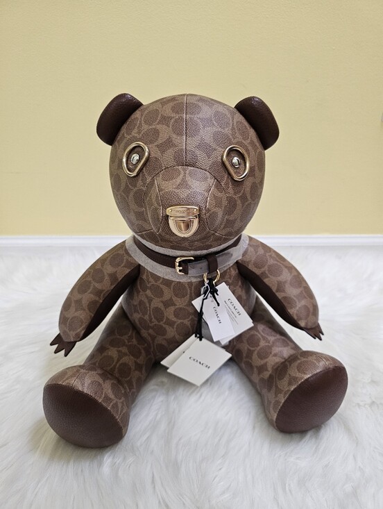Coach Accessories - Coach Collectible Bear in Signature Canvas